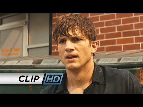 Spencer running from a car