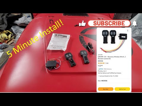 Amazon Wireless Winch Remote Install