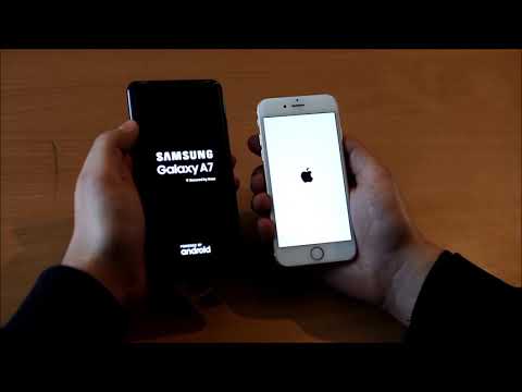 Samsung Galaxy A7 2018 vs iPhone 6s boot test