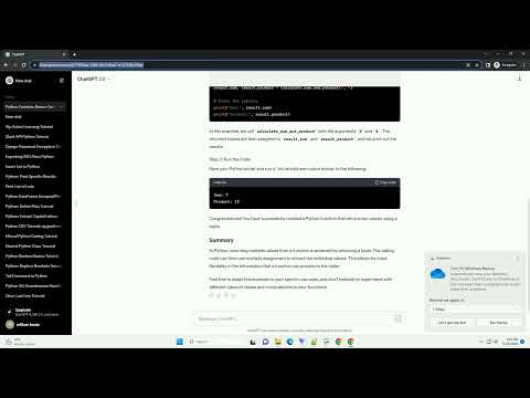 How To Return Two Things Inside A Python 3 Function