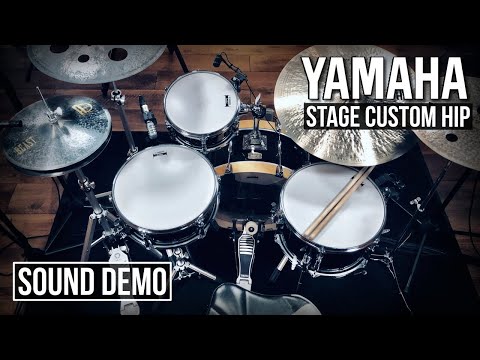 Yamaha Stage Custom Hip drums sound demo with Agean cymbals