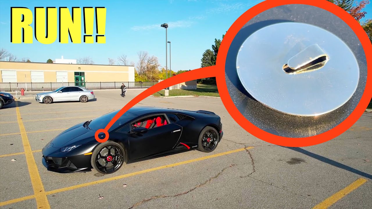 if you ever see this on your Lamborghini you need to run away and get help FAST! (it's a tracker)