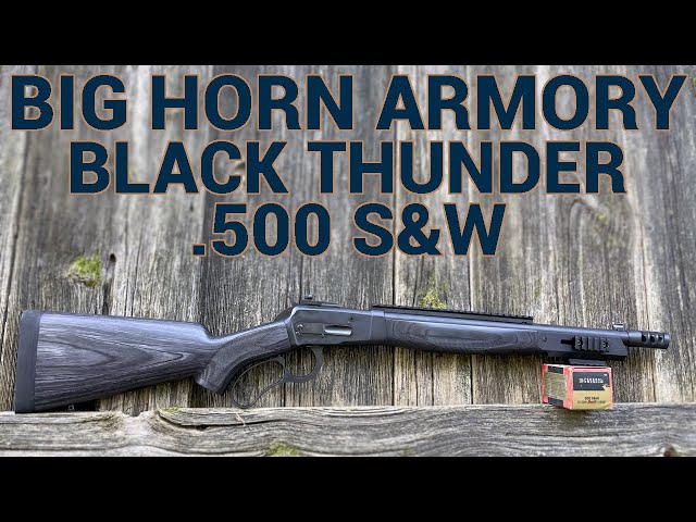 Black Thunder Tactical Lever Gun - Big Horn Armory
