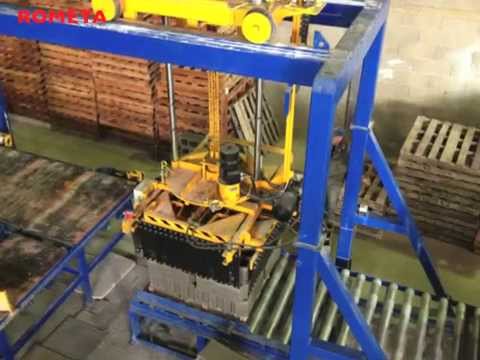 Machine de fabrication de blocs béton - ROMETA 2030 - Production moyenne-haute avec vibrocompresseur et centrale 750/500 L_6