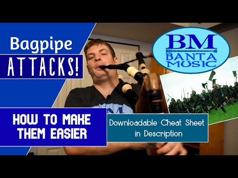 Bagpipe Lessons - IMPROVE YOUR ATTACKS/STRIKE-INS!