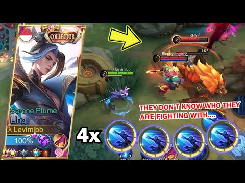 LING FASTHAND AGGRESSIVE DESTROY ENEMY AFTER THEY INVADE MY BUFF! | LING FASTHAND GAMEPLAY - MLBB