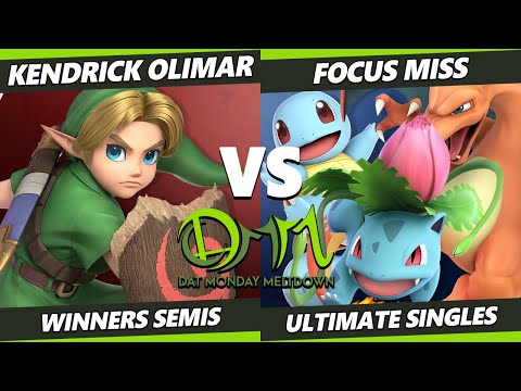 DAT Monday Meltdown 235 Winners Semis - Focus Miss (Pokemon Trainer) Vs Kendrick Olimar (Young Link)