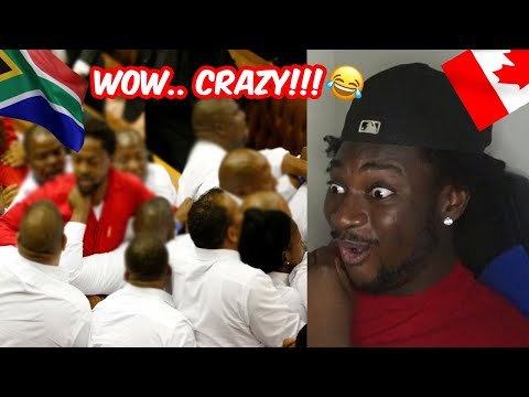 BLACK CANADIAN🇨🇦 REACTS TO SOUTH AFRICAN PARLIAMENT! 🇿🇦#amapiano #southafrica #reaction #trending
