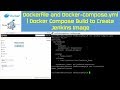 Dockerfile And Docker Compose Yml Dockerfile Build Container Docker Compose Up