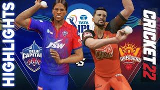 𝗱𝗰 𝘃𝘀 𝘀𝗿𝗵 - Delhi Capitals vs Sunrisers Hyderabad Match Highlights IPL 15 Cricket 2022