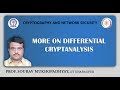 More on Differential Cryptanalysis