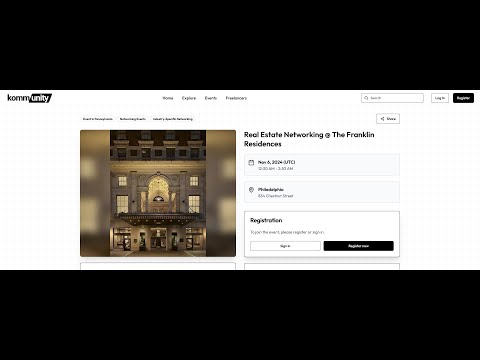 Kommunity: Events Marketplace video preview