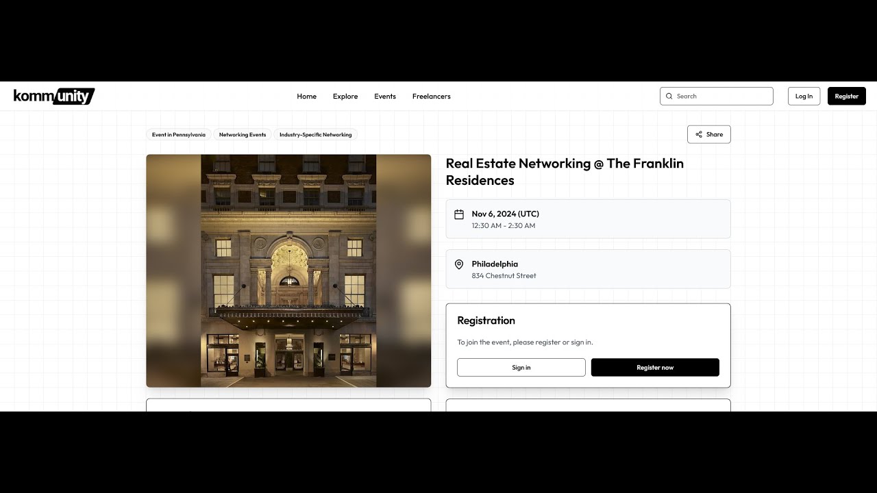 Kommunity: Events Marketplace video preview