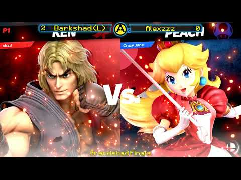 Darkshad(Ken, Shulk, Terry) vs Alexzzz(Peach)  Arcade Legacy #41 SSBU  Grand Finals