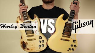 Video thumbnail for Harley Benton vs Gibson by Guitare De Prestige