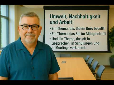 Umwelt Nachhaltigkeit und Arbeit