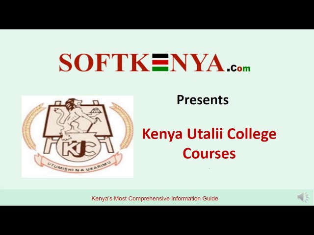 Kenya Online College vidéo #1