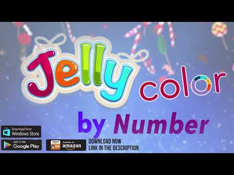 Jelly Art Paint by Number Video