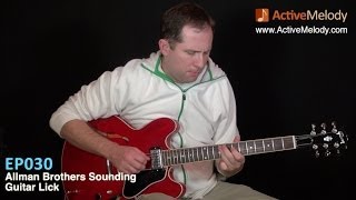 Allman Brothers Sounding Lead Guitar Lesson - Dickey Betts - EP030