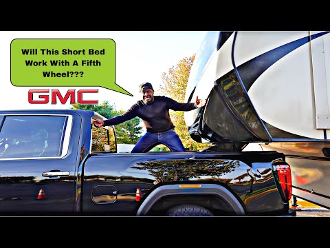 Attempting A 90 Degree Turn With A Short Bed GMC Sierra 2500 Denali || Ran Into One Issue...