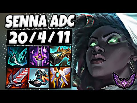 Senna vs Ezreal ADC [ QuadraKill ] Korea Master Patch 25.21 ✅