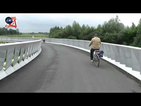 Bike Ride on the Maarssen Cycle Bridge (Netherlands)
