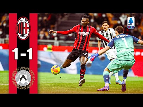 Leão opens the scoring, Udogie replies ⚽✋ | AC Milan 1-1 Udinese | Highlights Serie A