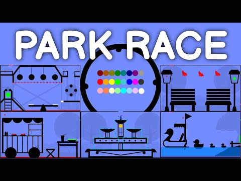 24 Marble Race EP. 26: Park Race (by Algodoo)