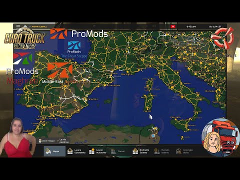 Euro Truck Simulator 2 (1.57) ProMods v2.80 and Others ProMods maps Combo + DLC's & Mods
