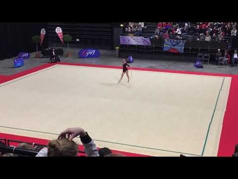 Célie Juston cerceau - Nat A 18+ - France Chambéry 2019