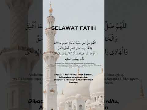 Sholawat Al Fateh 100x, Selawat Al Fatih 100x