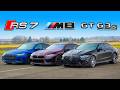 New RS7 Performance V BMW M8 V AMG GT63 DRAG RACE