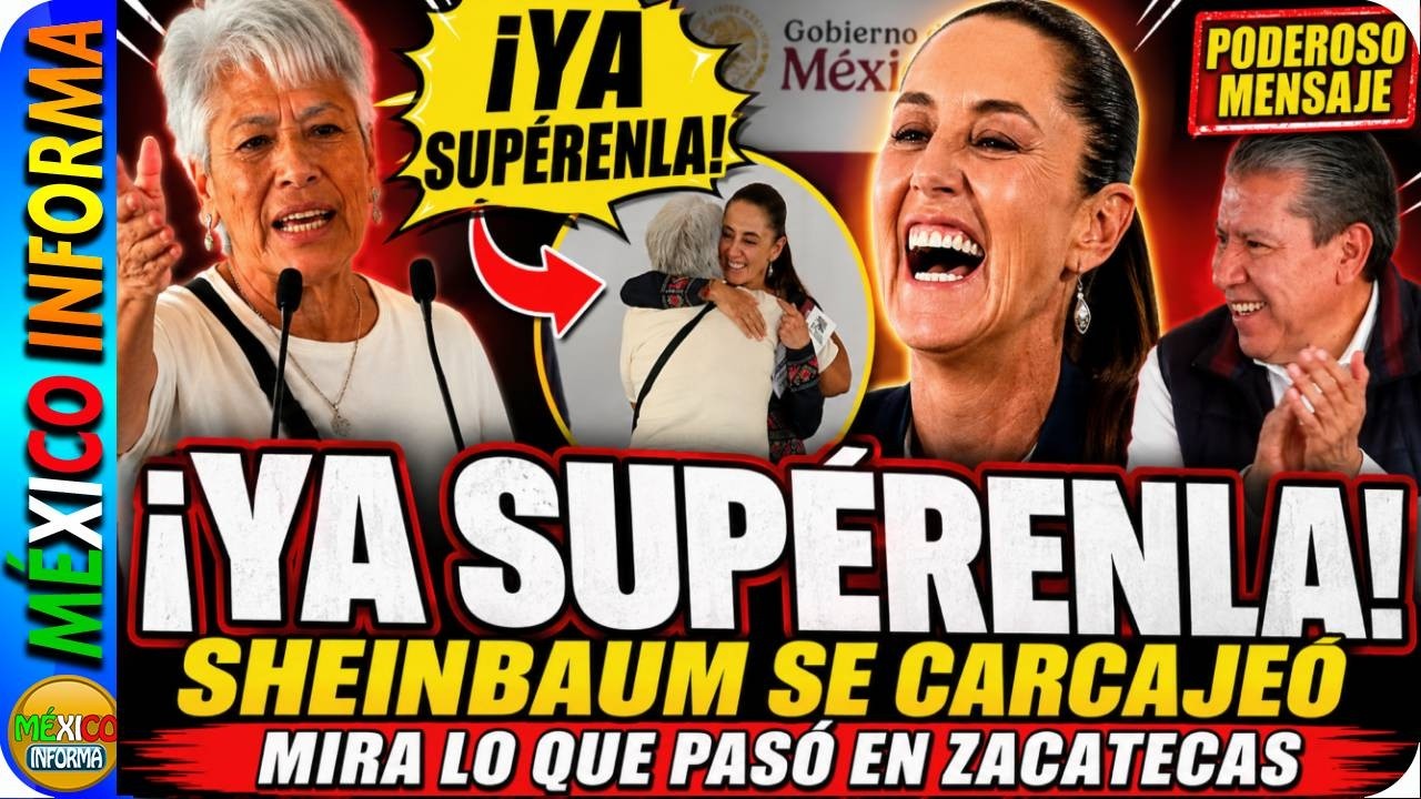 ¡YA SUPÉRENLA! SHEINBAUM SE CARCAJEÓ AL ESCUCHAR LO QUE DIJO ESTA SEÑORA EN ZACATECAS.