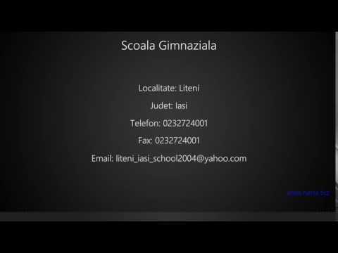Scoala Gimnaziala Liteni