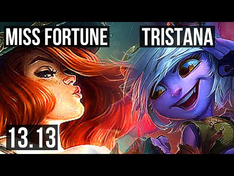 MISS FORTUNE vs TRISTANA (MID) | Godlike, 300+ games, 15/4/7 | EUW Master | 13.13