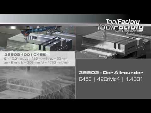 TOOL FACTORY 35502 C45E, 42CrMo4, 1.4301