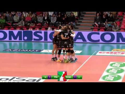 #SuperLega - Piacenza-Romagna 1-3: highlights