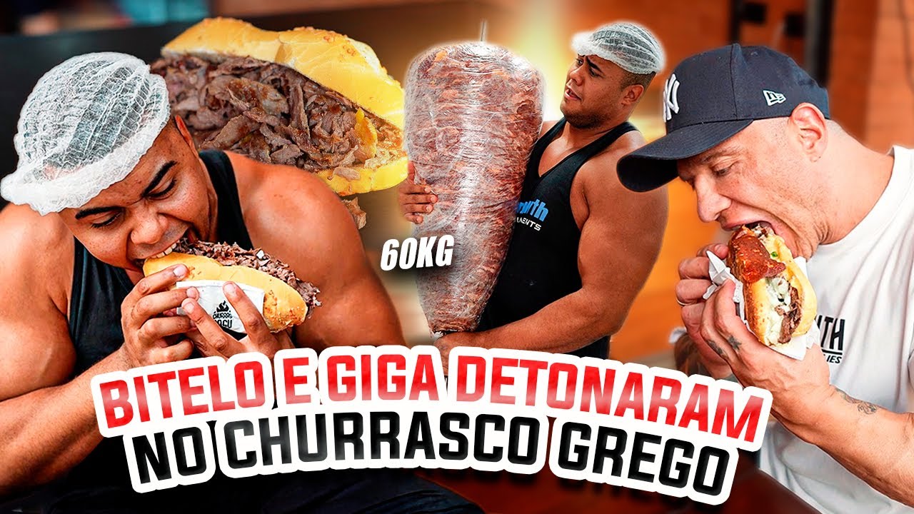 BITELO SERVIU O GIGA NO PÓS TREINO DE CHURRASCO GREGO