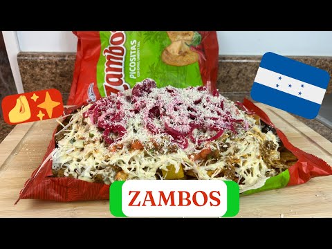 🇭🇳ZAMBOS PREPARADOS~CHURROS PREPARADOS  RECETAS DE HONDURAS🇭🇳