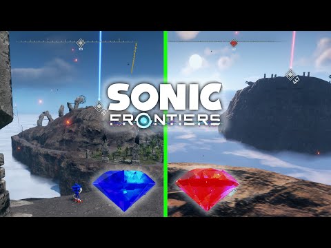 How to Get the Red & Blue Emeralds on Chaos Island in Sonic Frontiers
