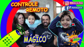 O controle remoto mgico, uma histria engraada com MANU E JOCA  Pause challenge