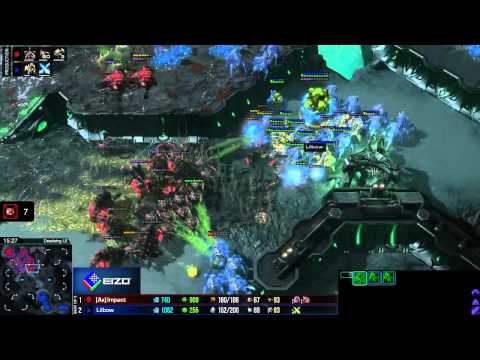 SC2 2015 Impact vs Lilbow Game 4 Semi Final EIZO Holiday Brawl Starcraft 2 Tournament