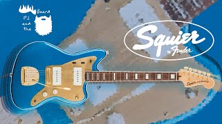 Video thumbnail for The Squier 40th Anniversary Jazzmaster Gold Edition by PJ and the Beard