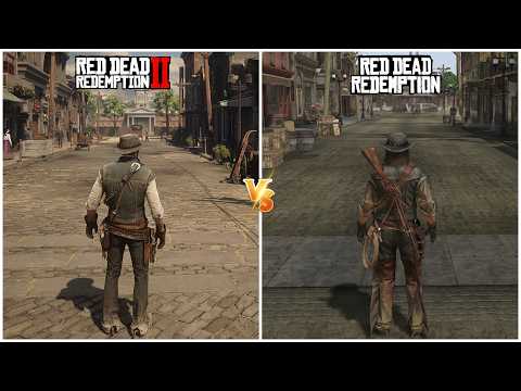 RDR1 VS RDR2 Physics and Details Comparison