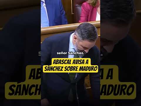💣ABASCAL SAYS TRUMP KNOWS ABOUT SANCHEZ AND MADURO #spainnews #voxspain #psoe