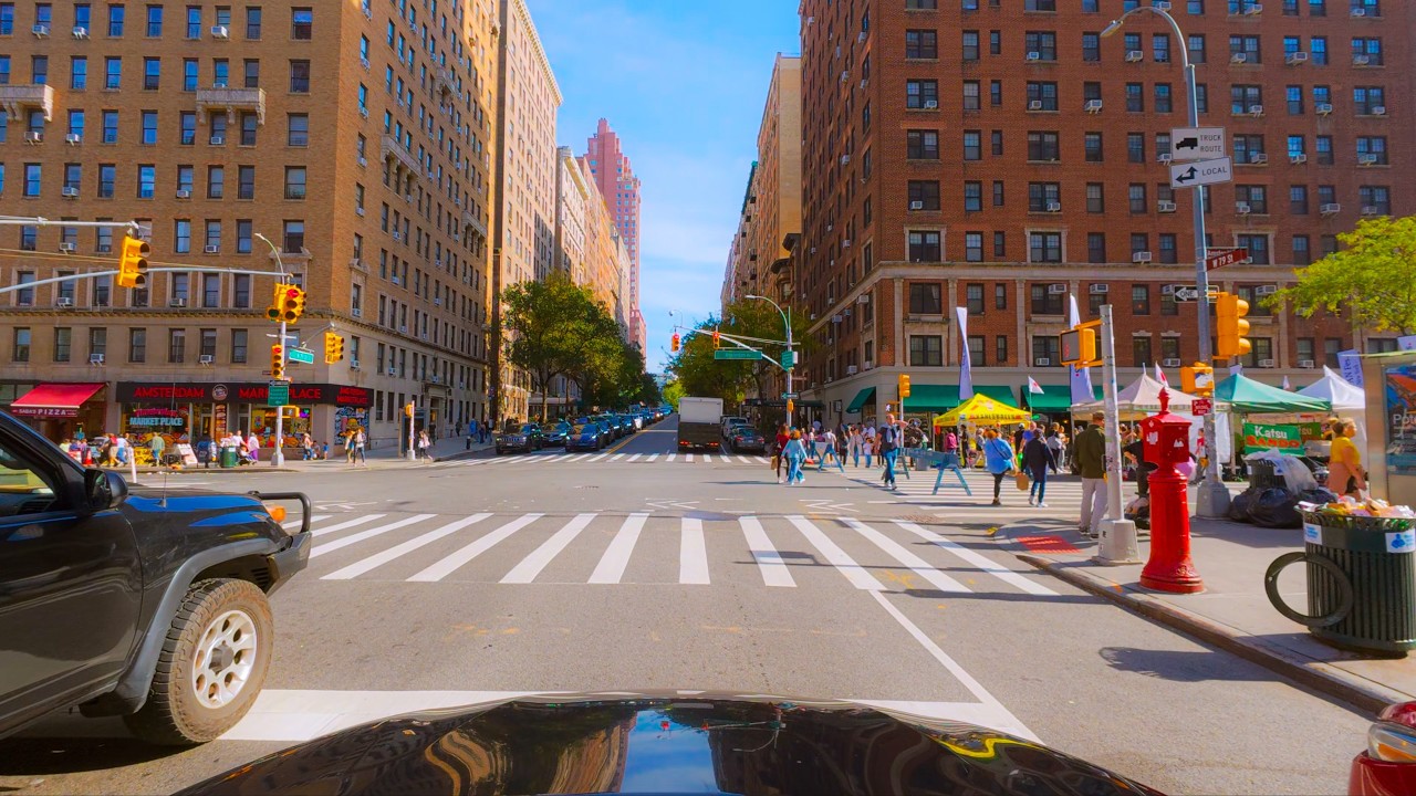 4K Drive from New Jersey to New York City | Real Traffic & City Sounds (No Talking)