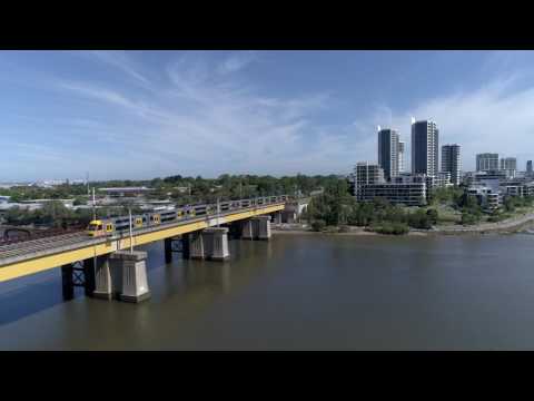 RailGallery - Aerial footage - Meadowbank - Sydney Trains