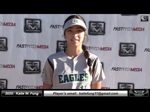2025 Katie Fung 4.33 GPA - Pitcher, Outfielder and 2nd Base Softball Skills Vídeo - Eagles Fastpitch