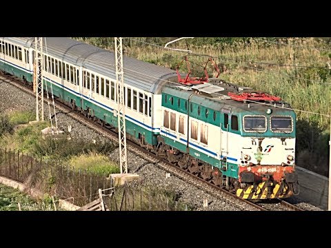 [HD - Treni] Macchinista simpatico con Treno Intercity 722 per Roma Termini in transito ad Augusta!