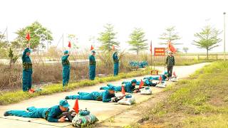 Ban CHQS phường Tam Điệp nâng cao chất lượng huấn luyện dân quân gắn với đẩy mạnh công tác dân vận